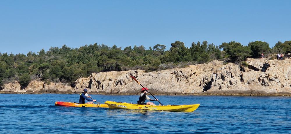 Sortie kayak accompagnée avec avec moniteur La Londe