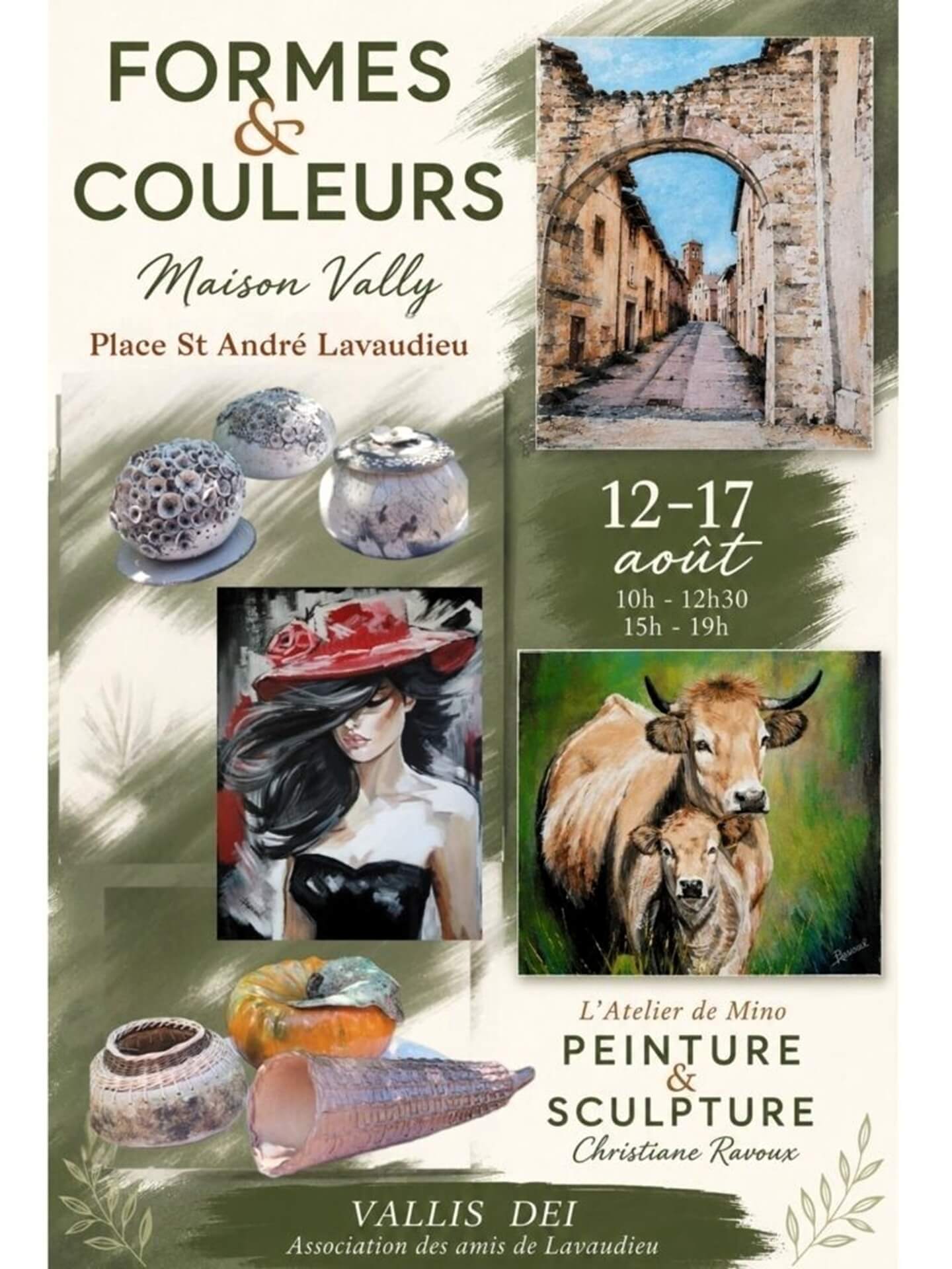 "Formes & Couleurs" Christiane RAVOUX et Dominique MICHALON, sculpture et peinture