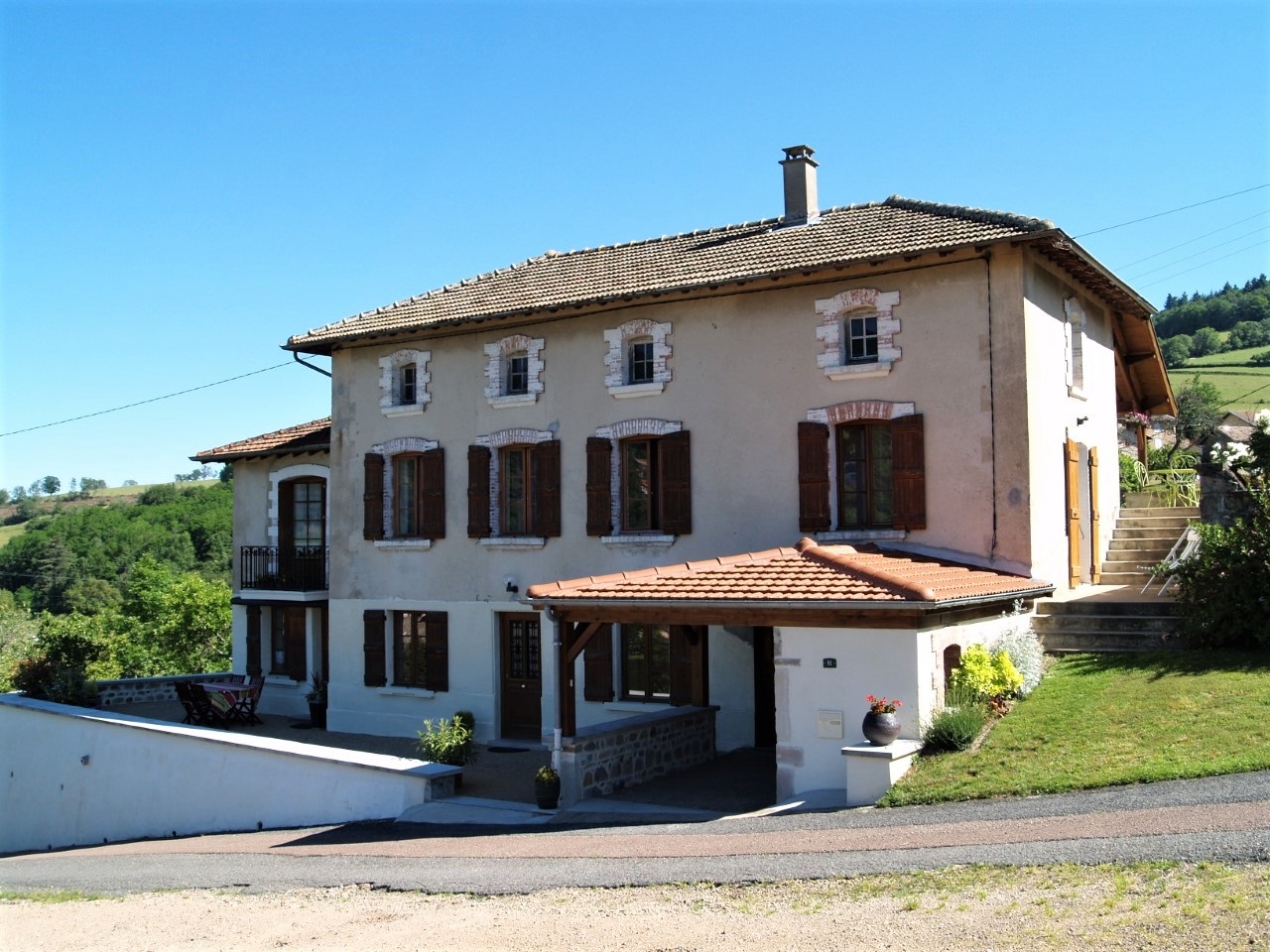 Chambre d'hôtes 'La Fuserie' à Ouroux (Rhône - Beaujolais Vert).