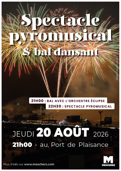 Spectacle Pyromusical & Bal orchestre "L'Éclipse"