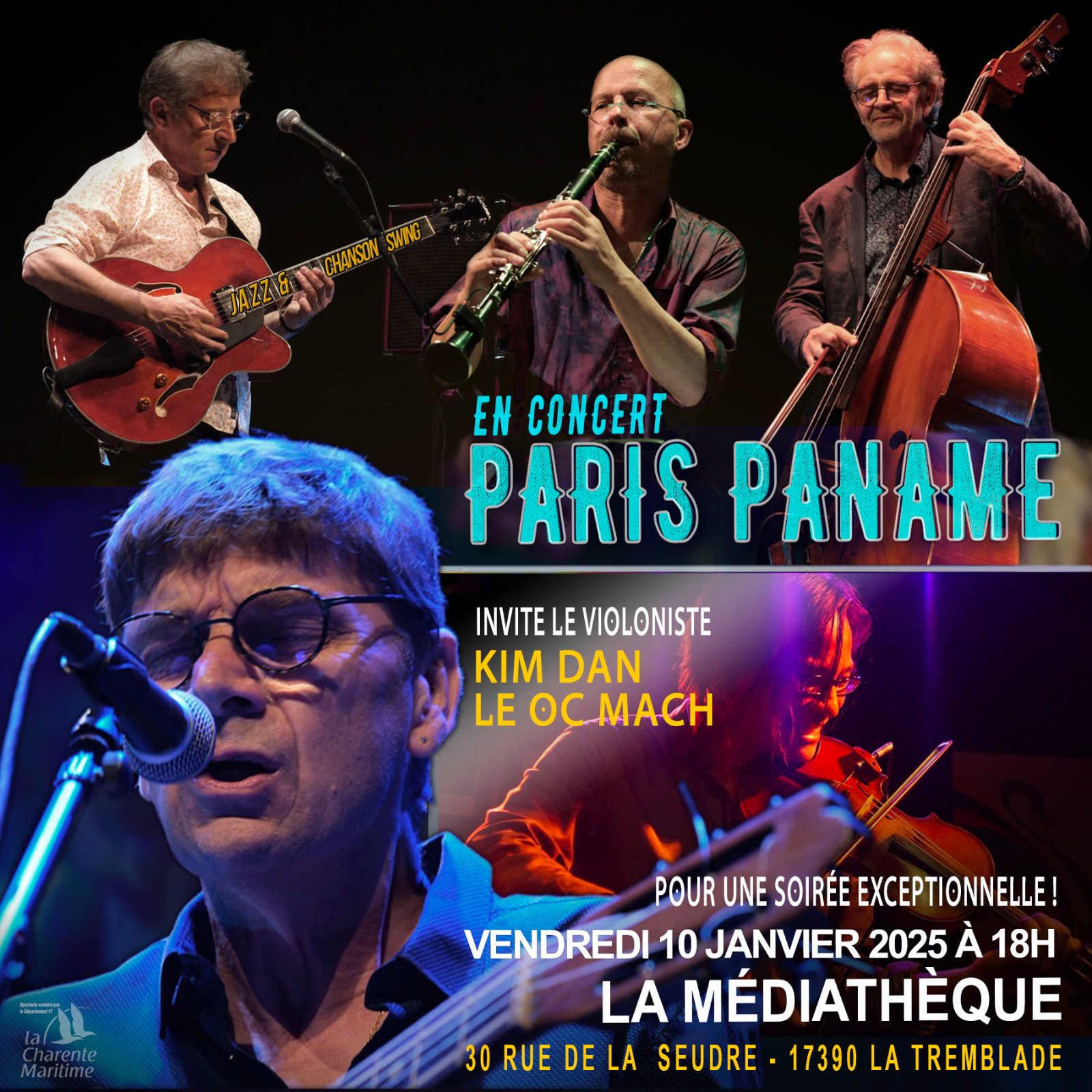 Concert Paris Paname - Jazz et chanson swing