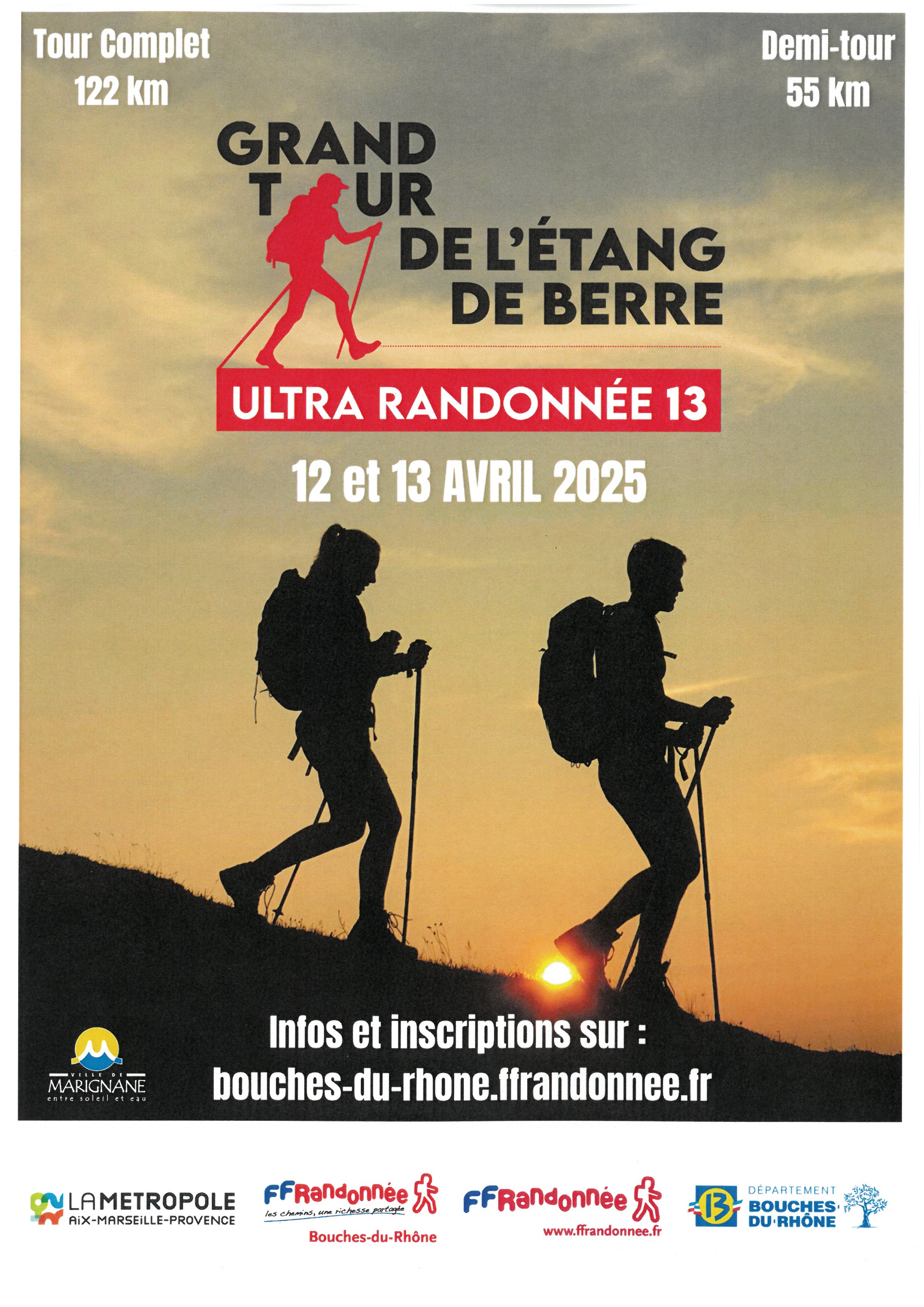 Grand tour de l'étang de Berre : Ultra randonnée 13