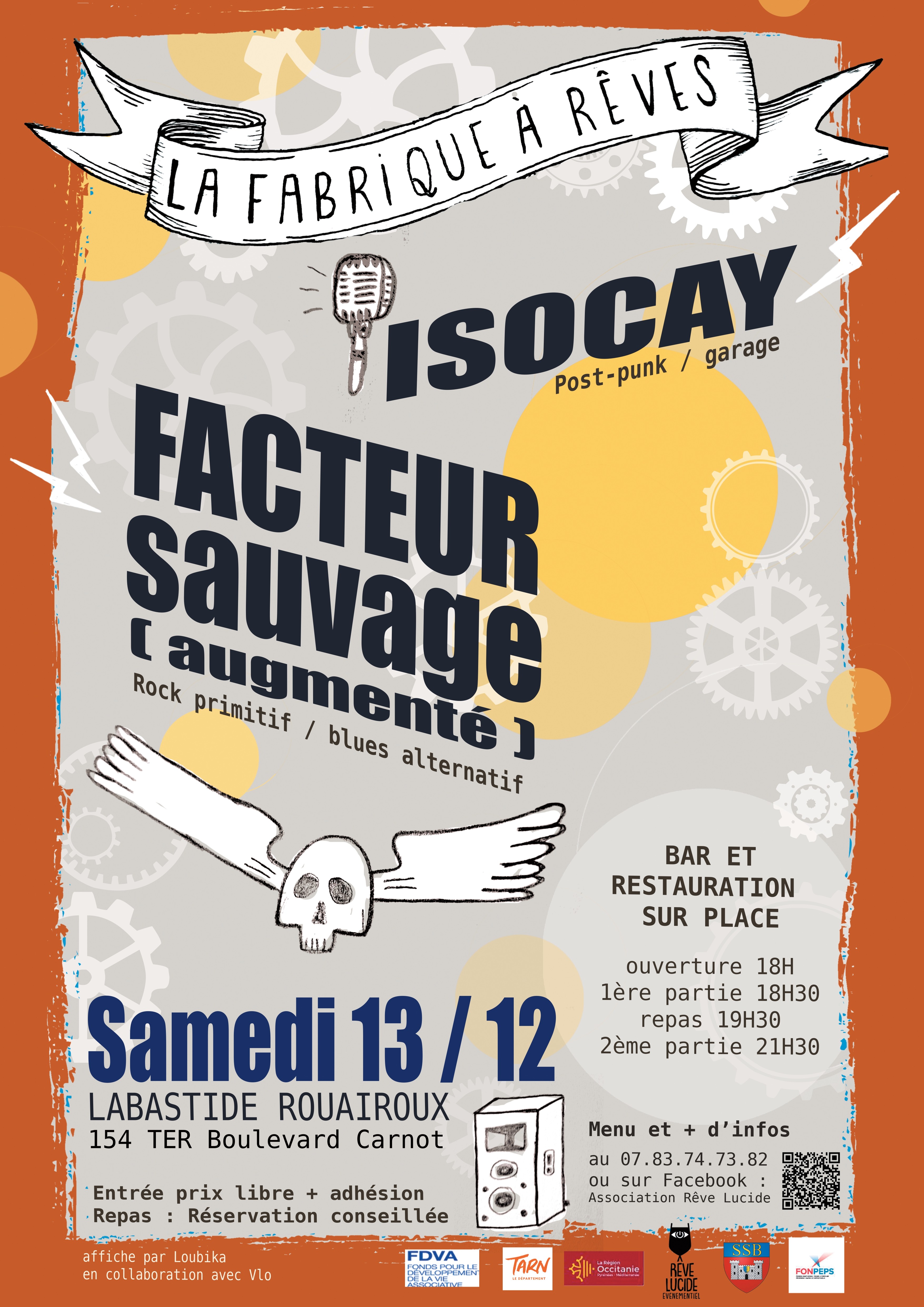 Concert d'Isocay et Facteur Sauvage (Augmenté) à la FAR_Labastide-Rouairoux