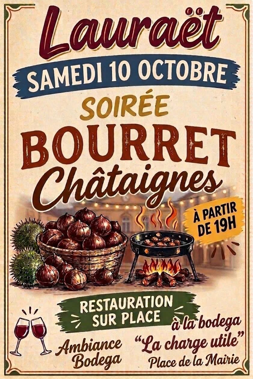 Soirée bourret et châtaignes_Lauraët