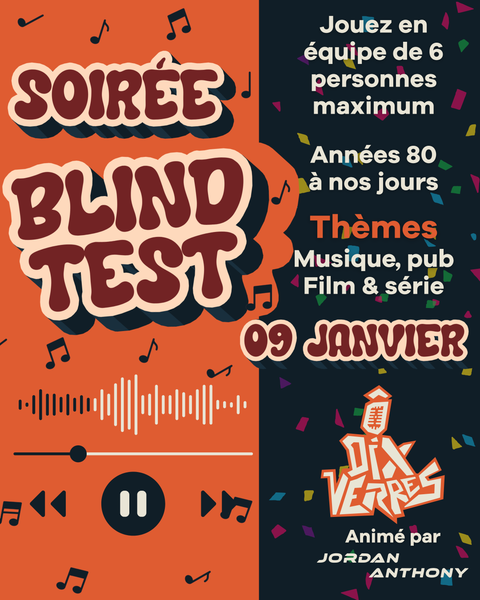 Soir&eacute;e Blind Test et DJ