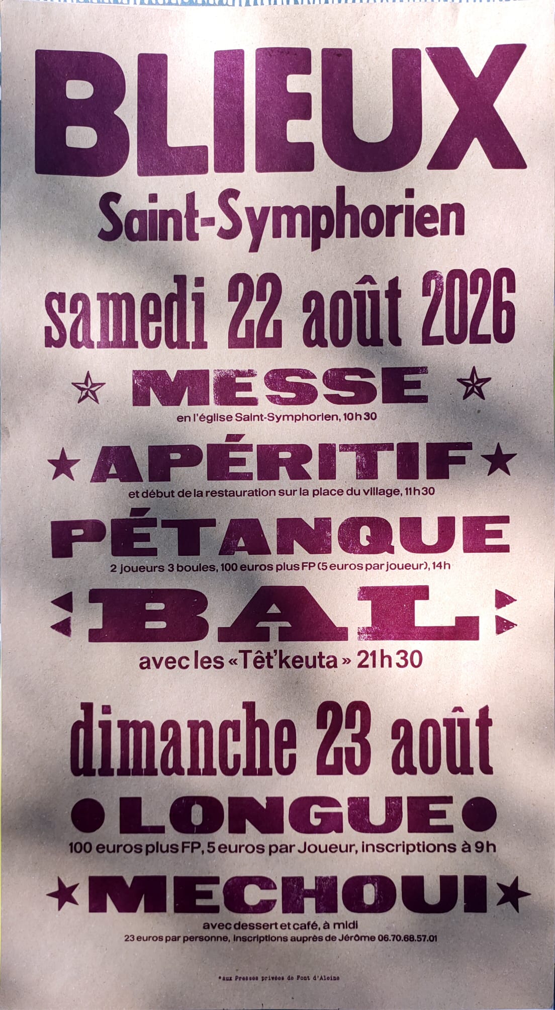 Fête  Patronale