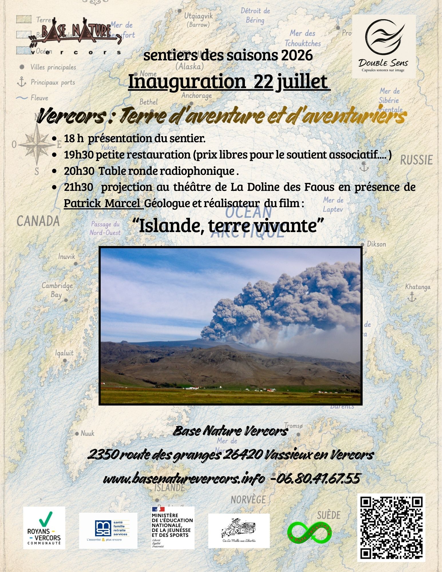 Vercors terre d'aventure et d'aventuriers inauguration et projection