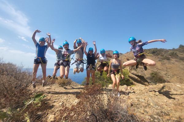 Canyoning sec via corda demi-journée - La Ciotat
