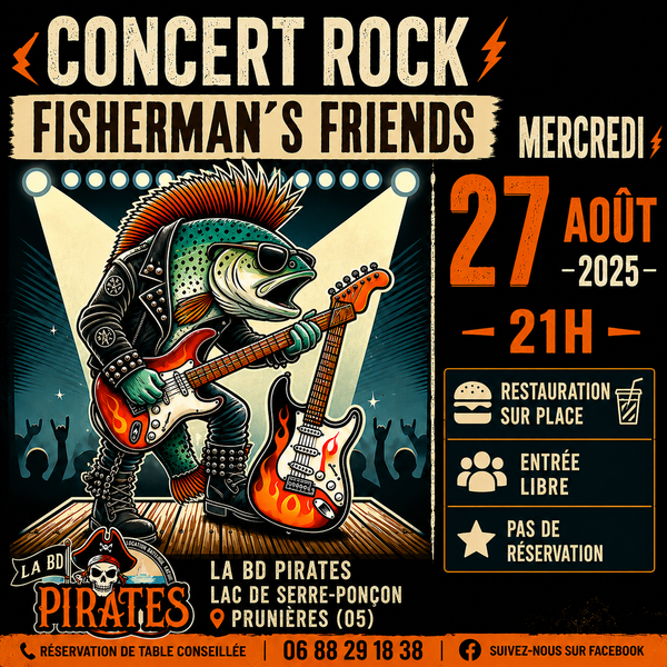 Concert Bd pirates ' Fisherman's Friends '