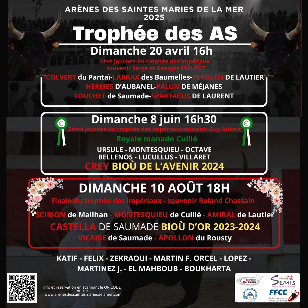 Course Camarguaise –  Finale du Trophée des Impériaux niveau AS