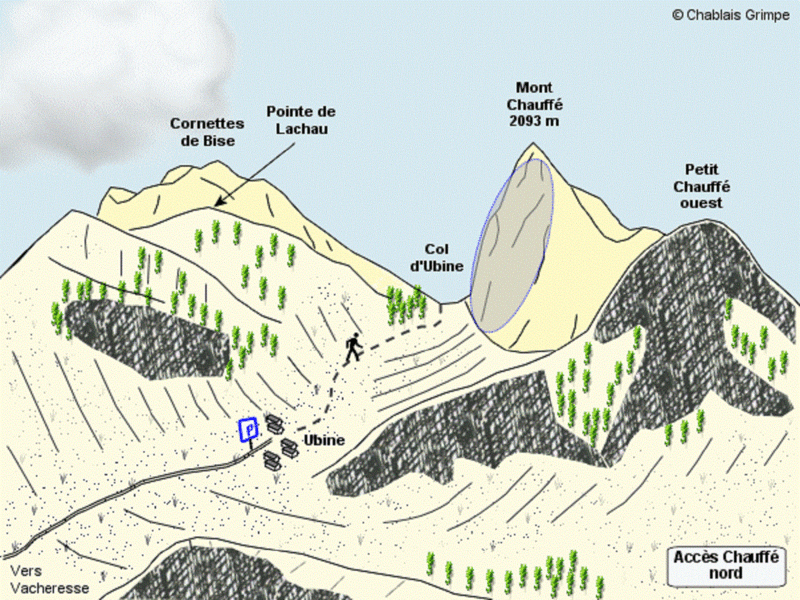 Site d'escalade - Le Mont Chauffé