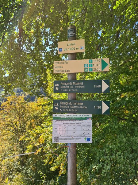 sentier pédestre : le Pont de Bellecombe