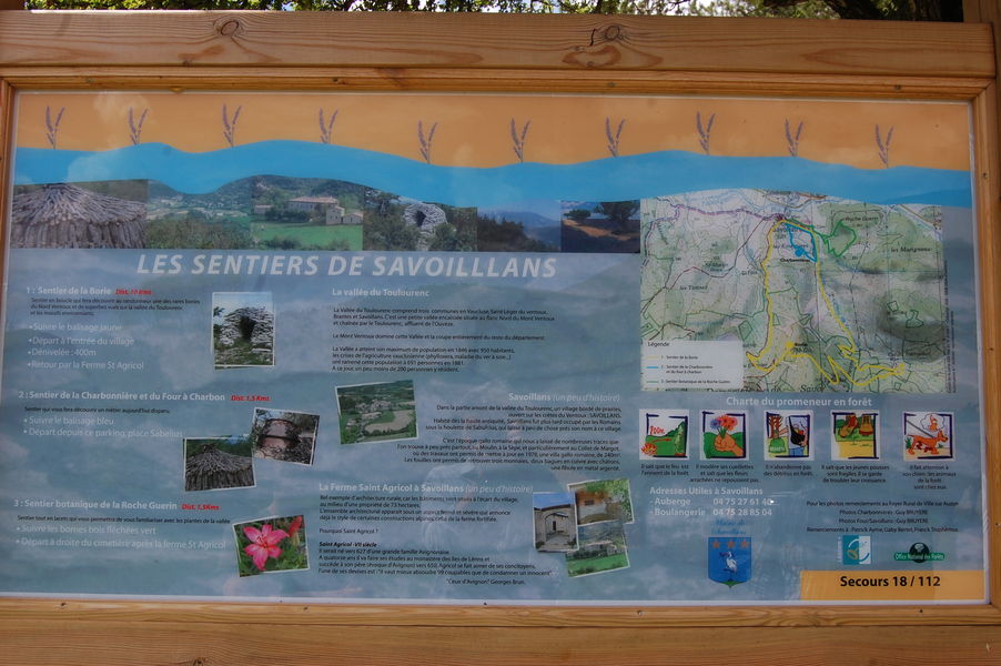 Sentier botanique - Savoillans