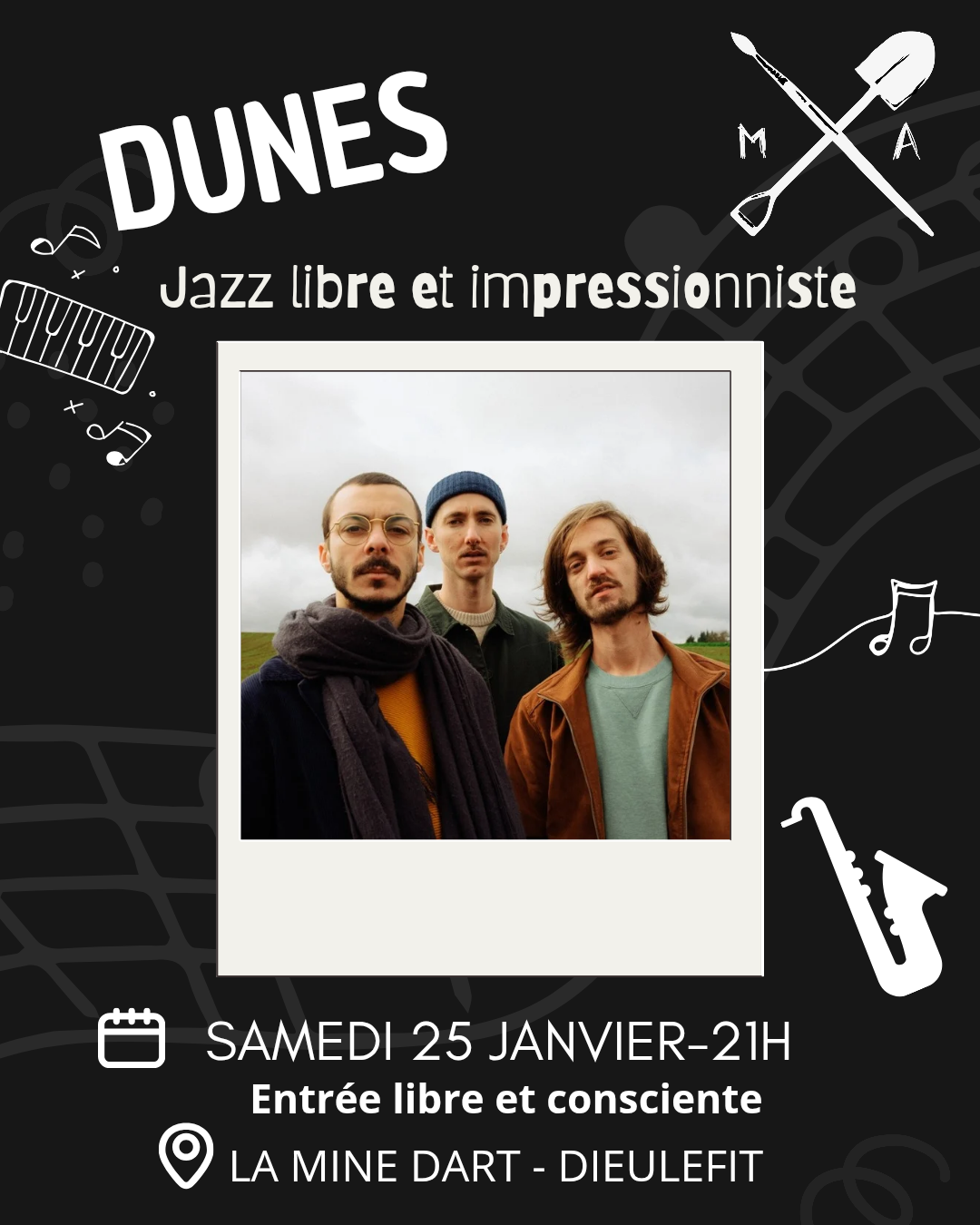 Concert DUNES -Jazz Impressionniste