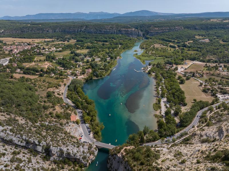 Plage de Montmeyan - Lac de Quinson