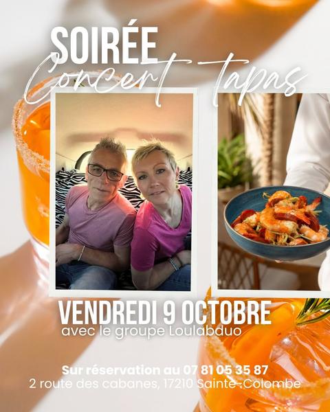 Soirée Tapas et Concert au Ma Restaurant