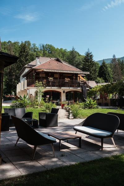 Le Restaurant vue du Parc