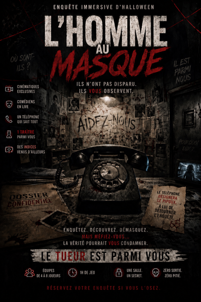 Théâtre One Stage - L'Homme au masque