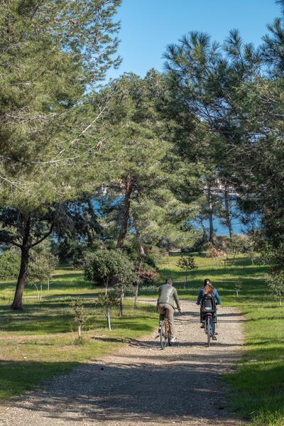 Balade à vélo sur l'île des Embiez