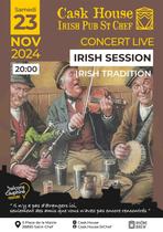 Concert musiques irlandaises au Cask House - Saint-Chef -Balcons du Dauphiné