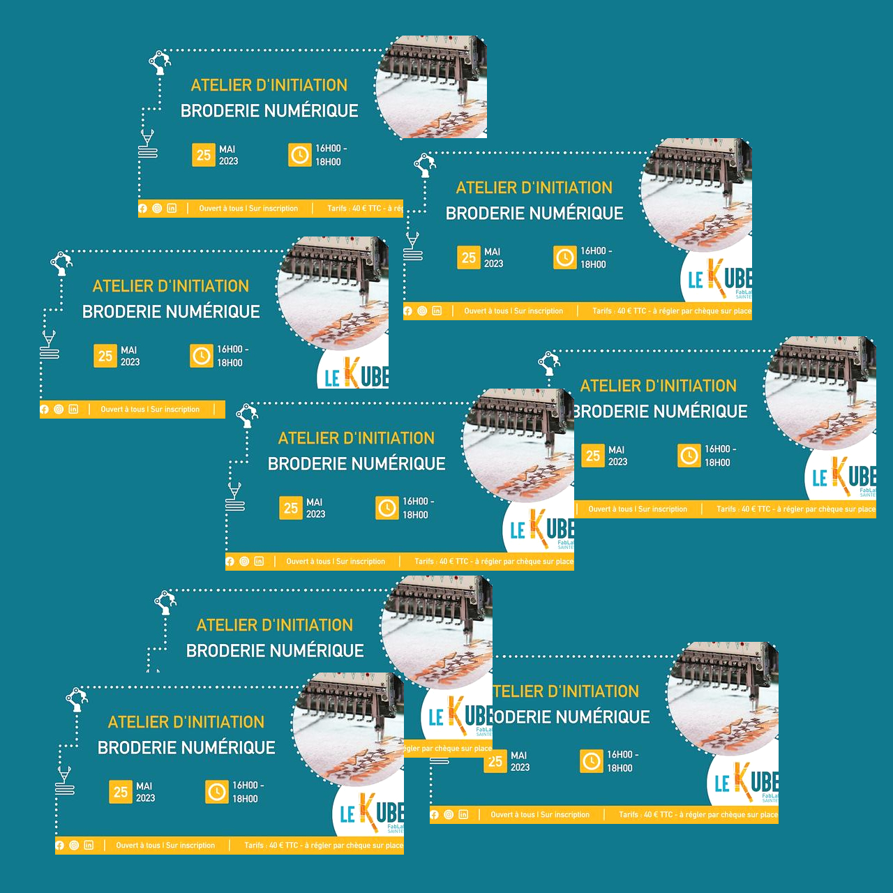 Initiation à la broderie numérique