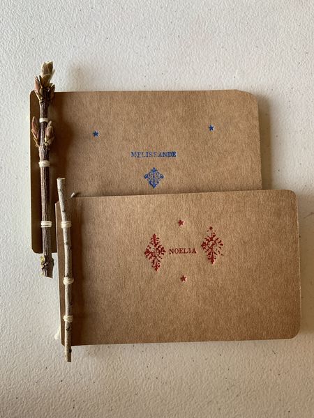 Ateliers reliure : Carnet brindille