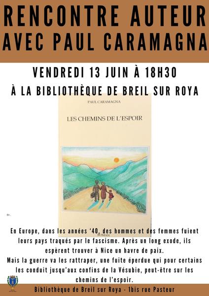 Rencontre auteur avec Paul Caramagna