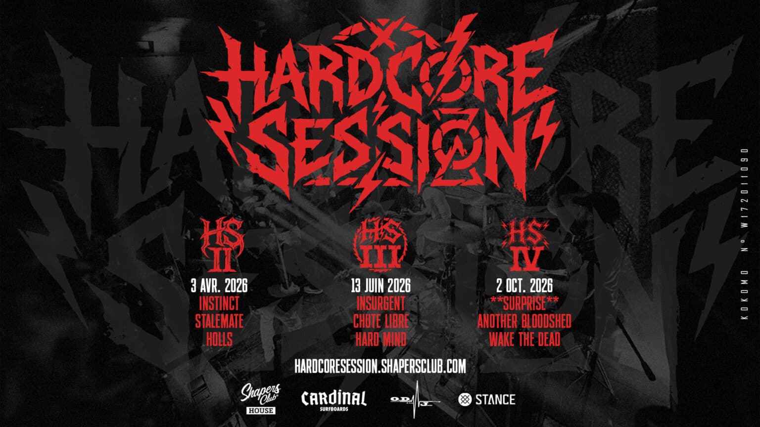 Hardcore session 2026 au Shaper
