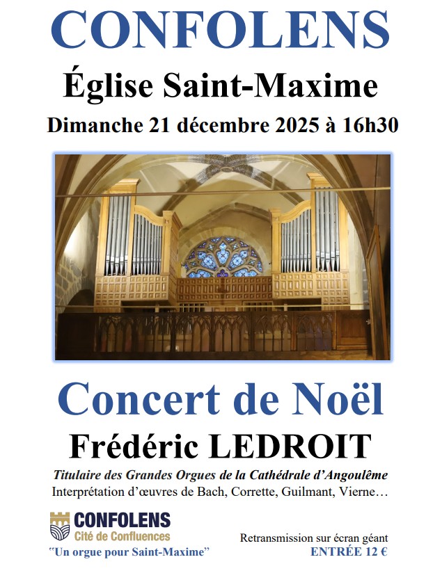Concert d'Orgue  de Noël