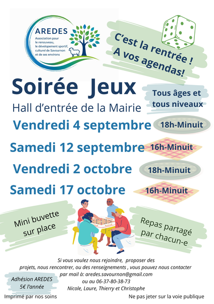 Soirée jeux