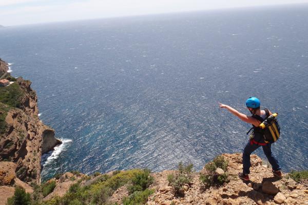 Canyoning sec via corda demi-journée - La Ciotat