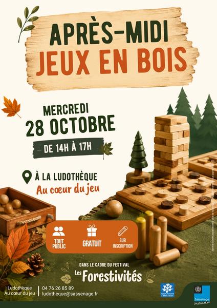 Après-midi jeux en bois