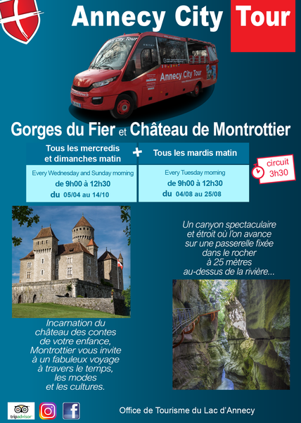 Découverte des Gorges du Fier et du Château de Montrottier_Annecy