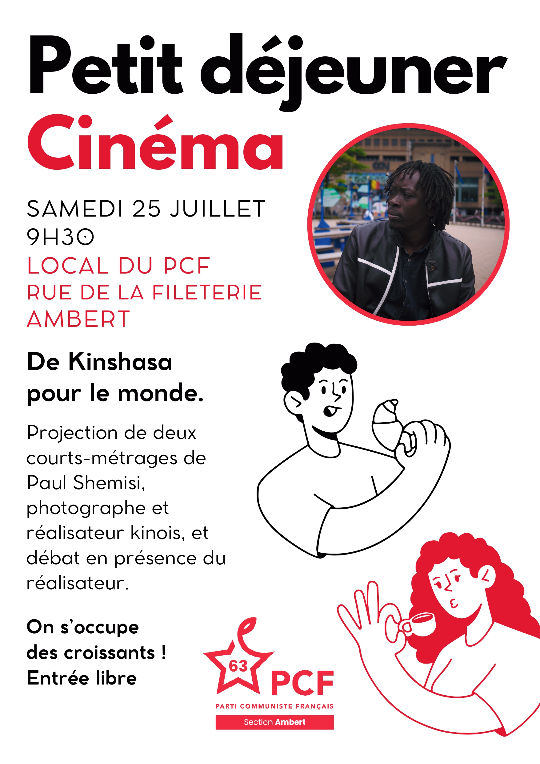 De Kinshasa pour le monde, Petit-déjeuner cinéma