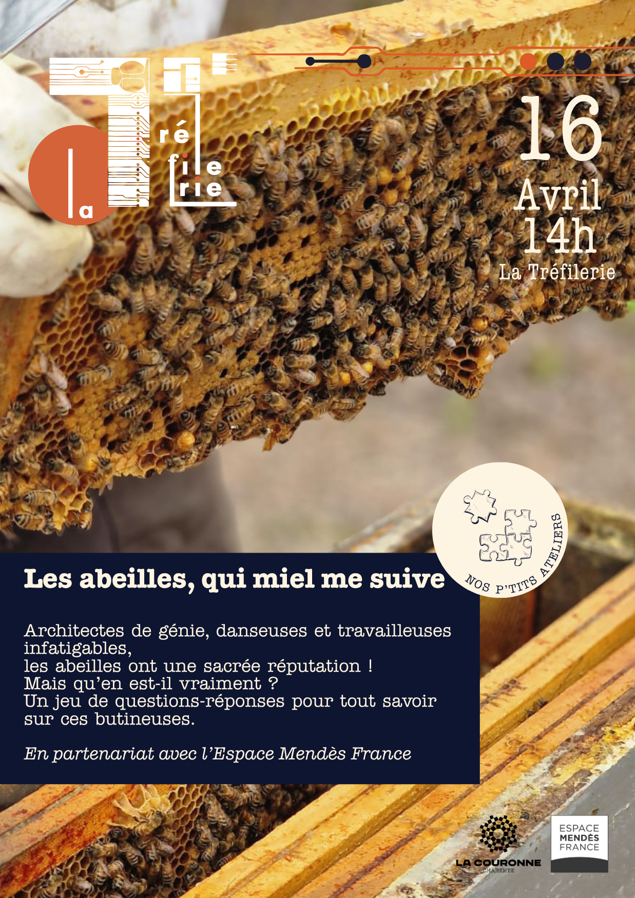 Nos p'tits ateliers - Les abeilles, qui miel me suive