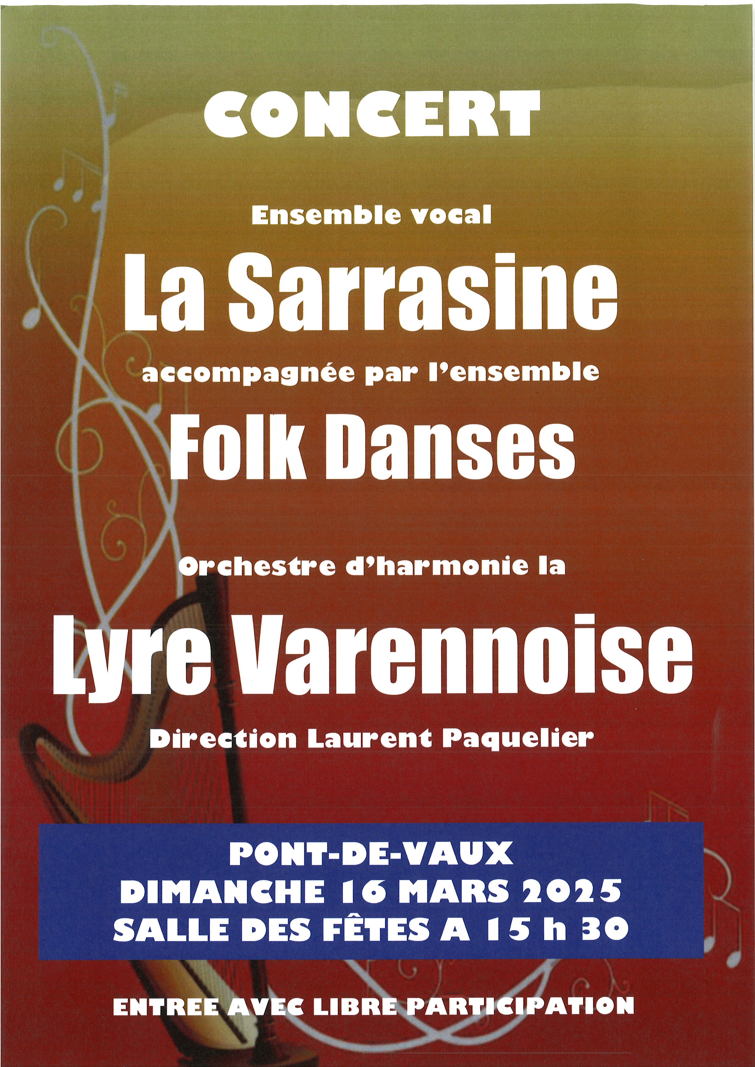 Concert "La sarrasine"_Pont-de-Vaux