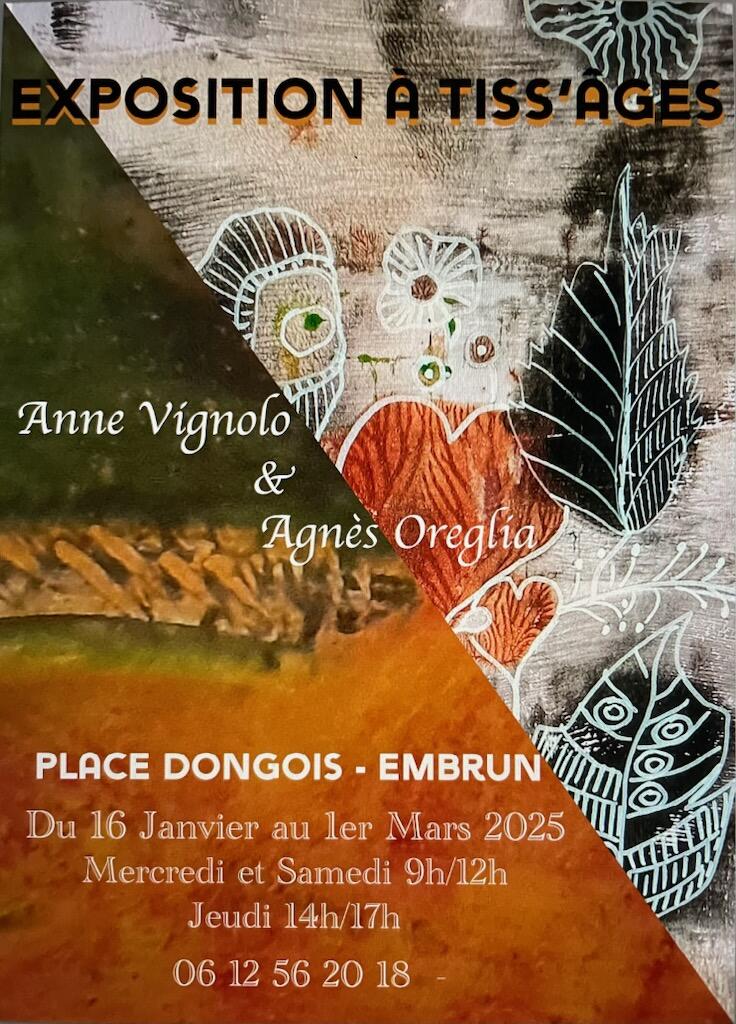 Exposition_Anne Vignolo & Agnès Oreglia_Embrun