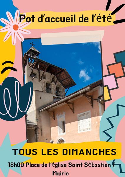 affiche - © comité d'animations de Ceillac Bien'venus chez nous ! POt d'accueil_Ceillac - © comité d'animations de Ceillac