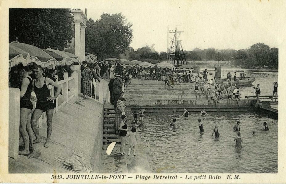 La plage Berretrot à Joinville-le-Pont 