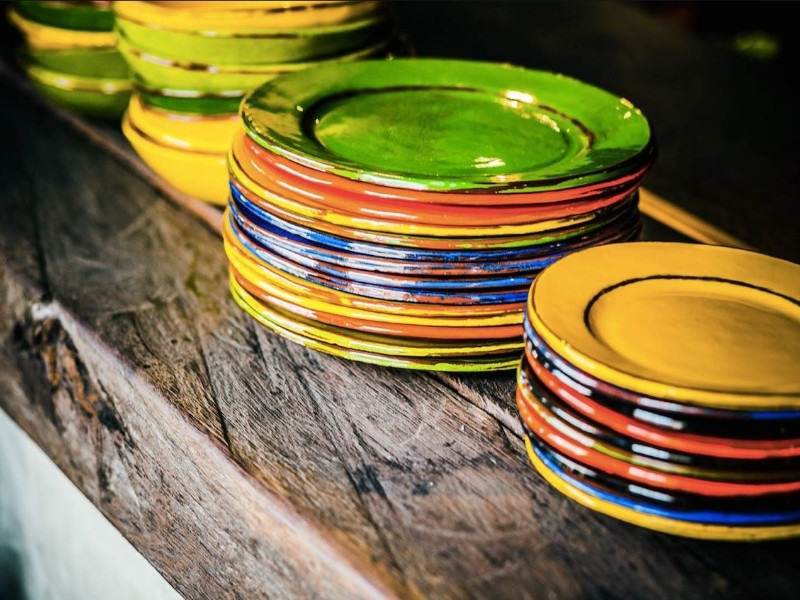 Plat à tarte petit modèle - Poterie d'Aubagne - Nicolas Veneziano