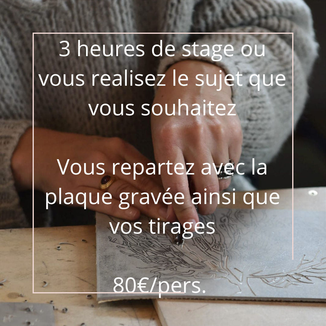 Chevalier Gambette : Stage d'initiation Linogravure pour adultes et adolescents.