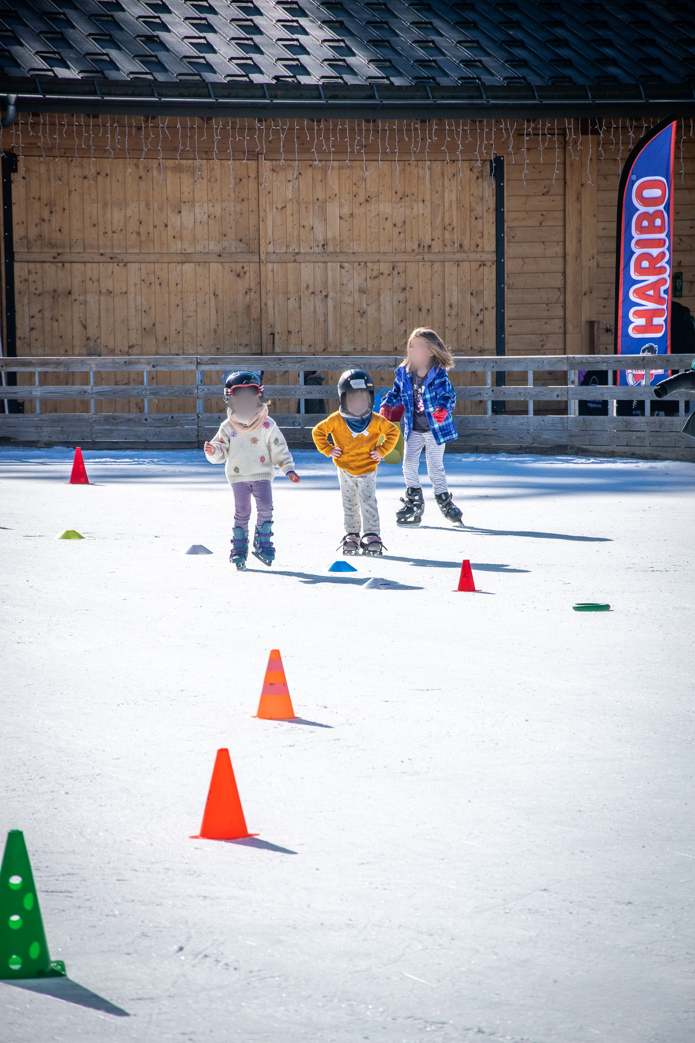 Atelier agilité sur la glace !_Les Contamines-Montjoie