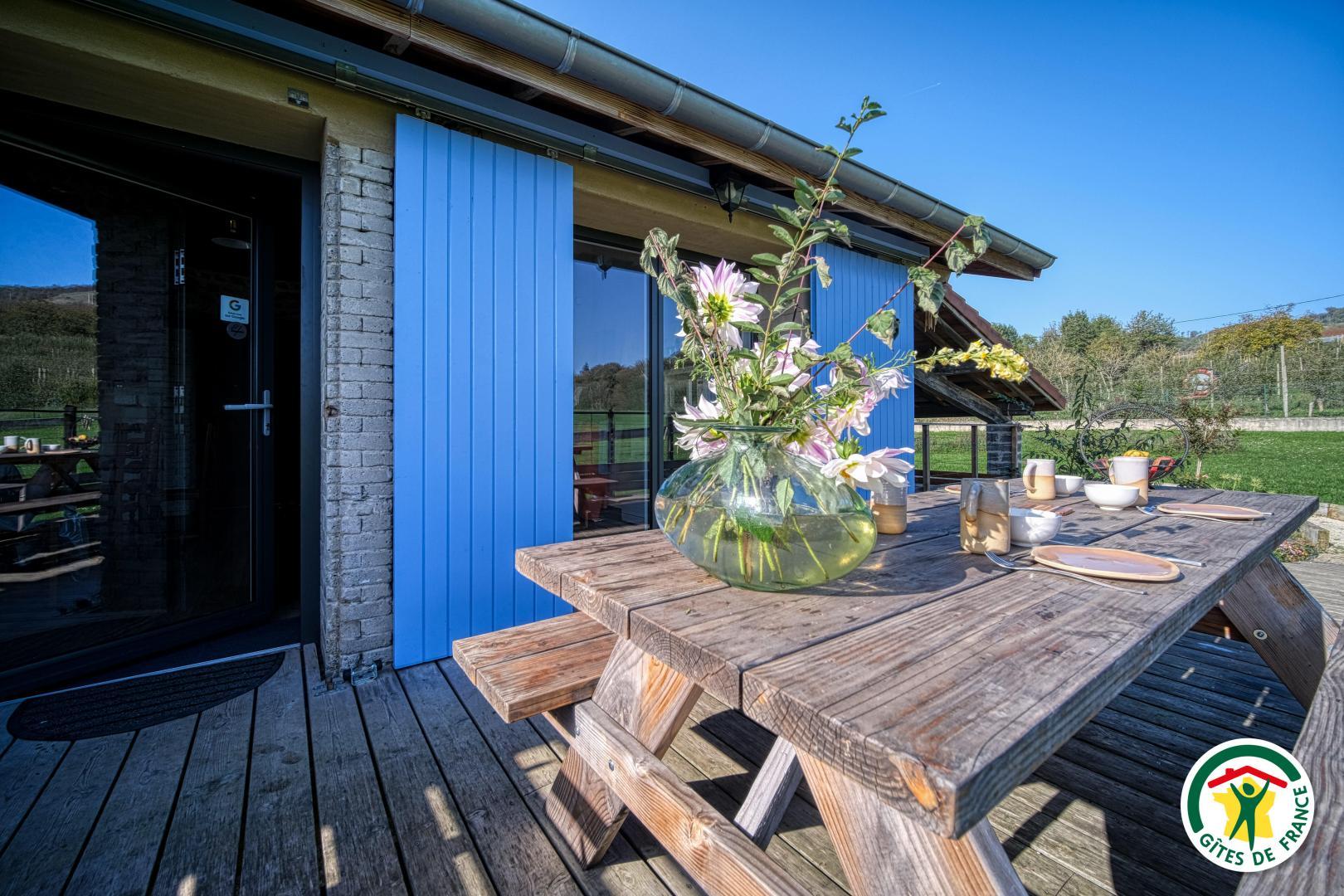 La terrasse extérieure