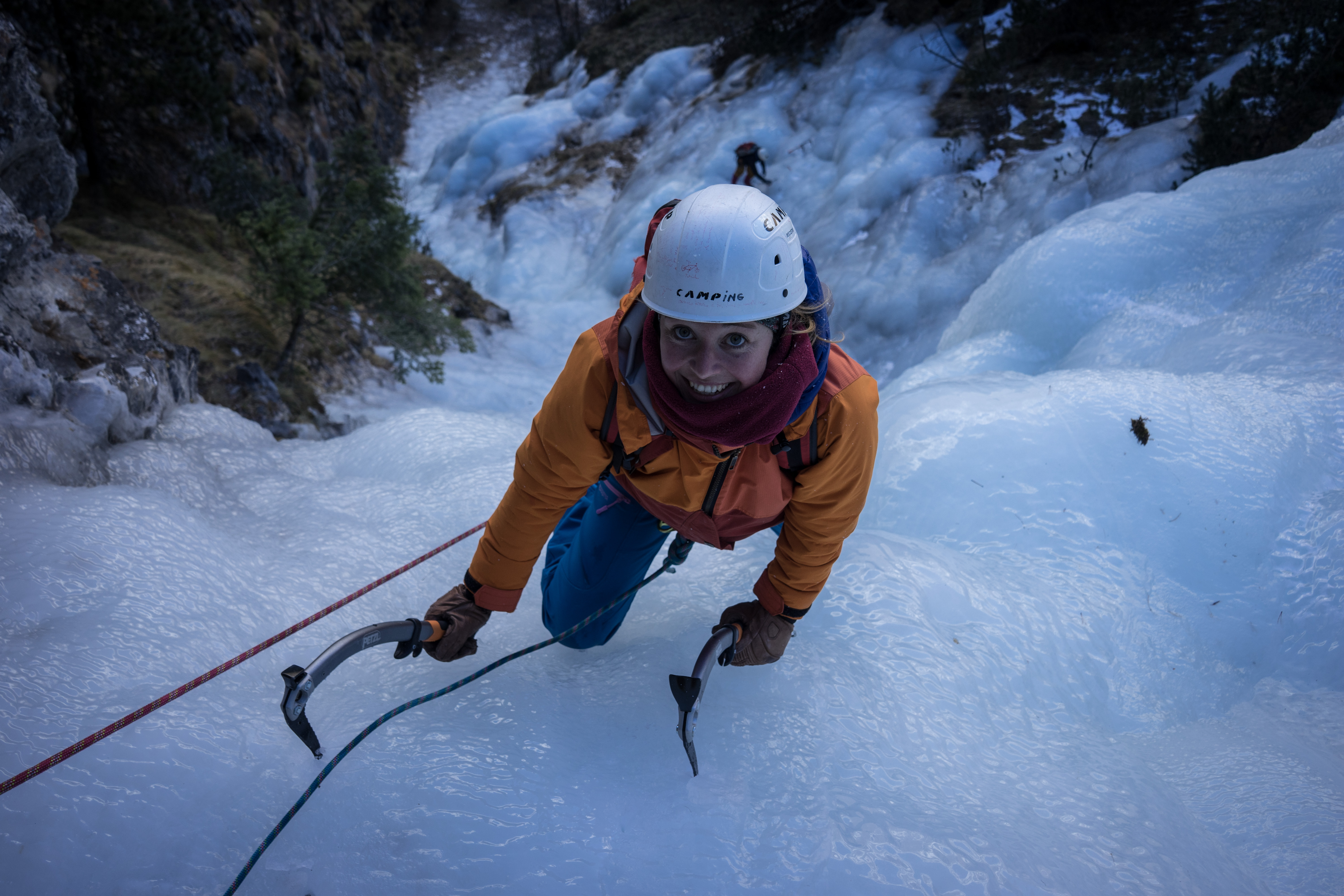 Escalade sur glace avec le Bureau des Guides