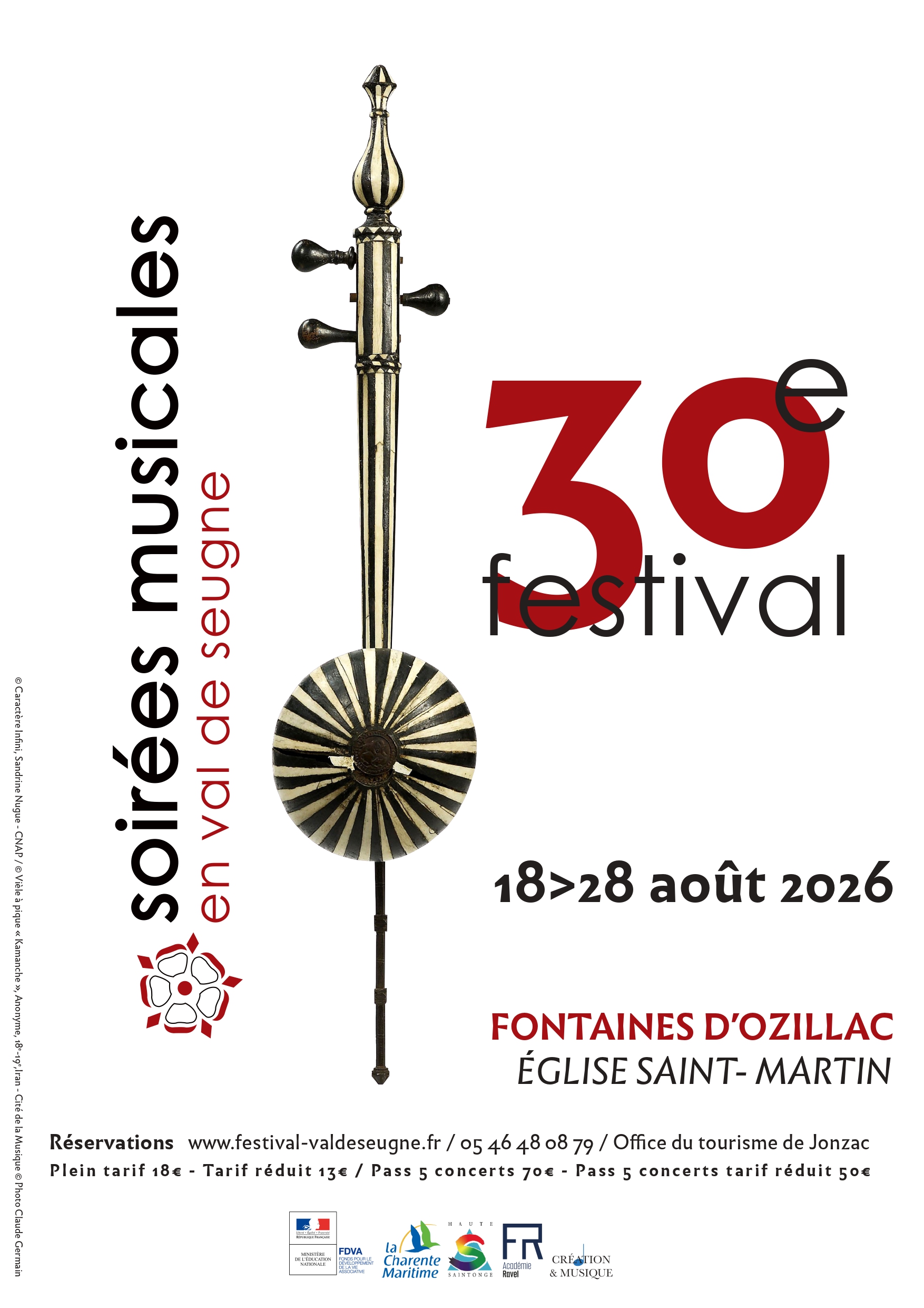 30ème Festival des Soirées musicales en Val de Seugne
