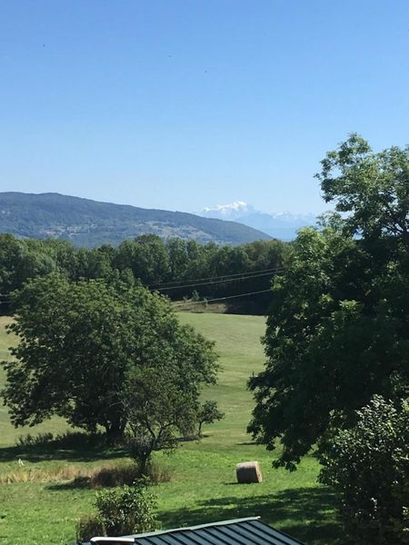 vue mont blanc au relais ville vieille