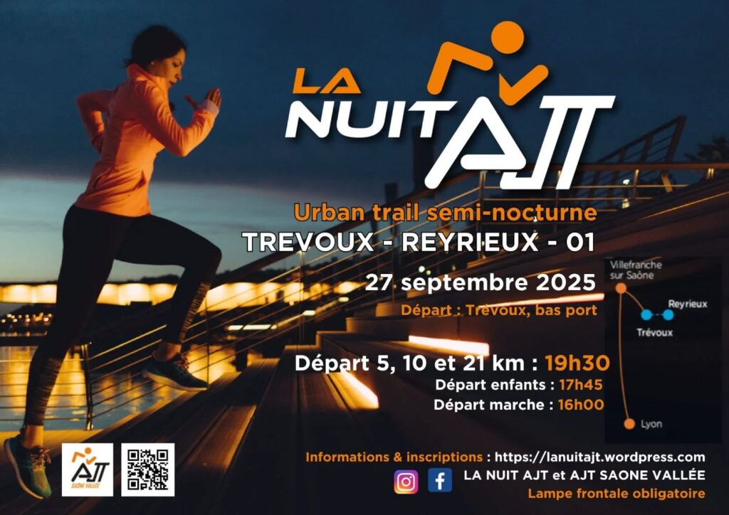 La Nuit AJT 2025 - Urban trail semi-nocture