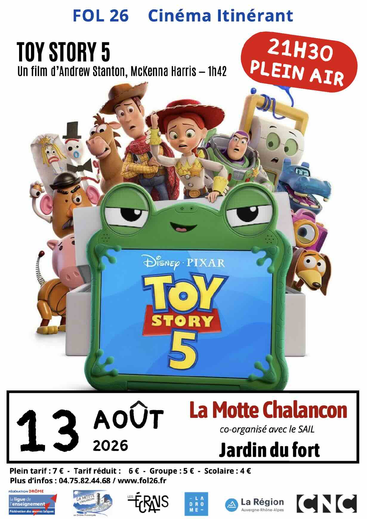 Cinéma en plein air  - Toy Story 5