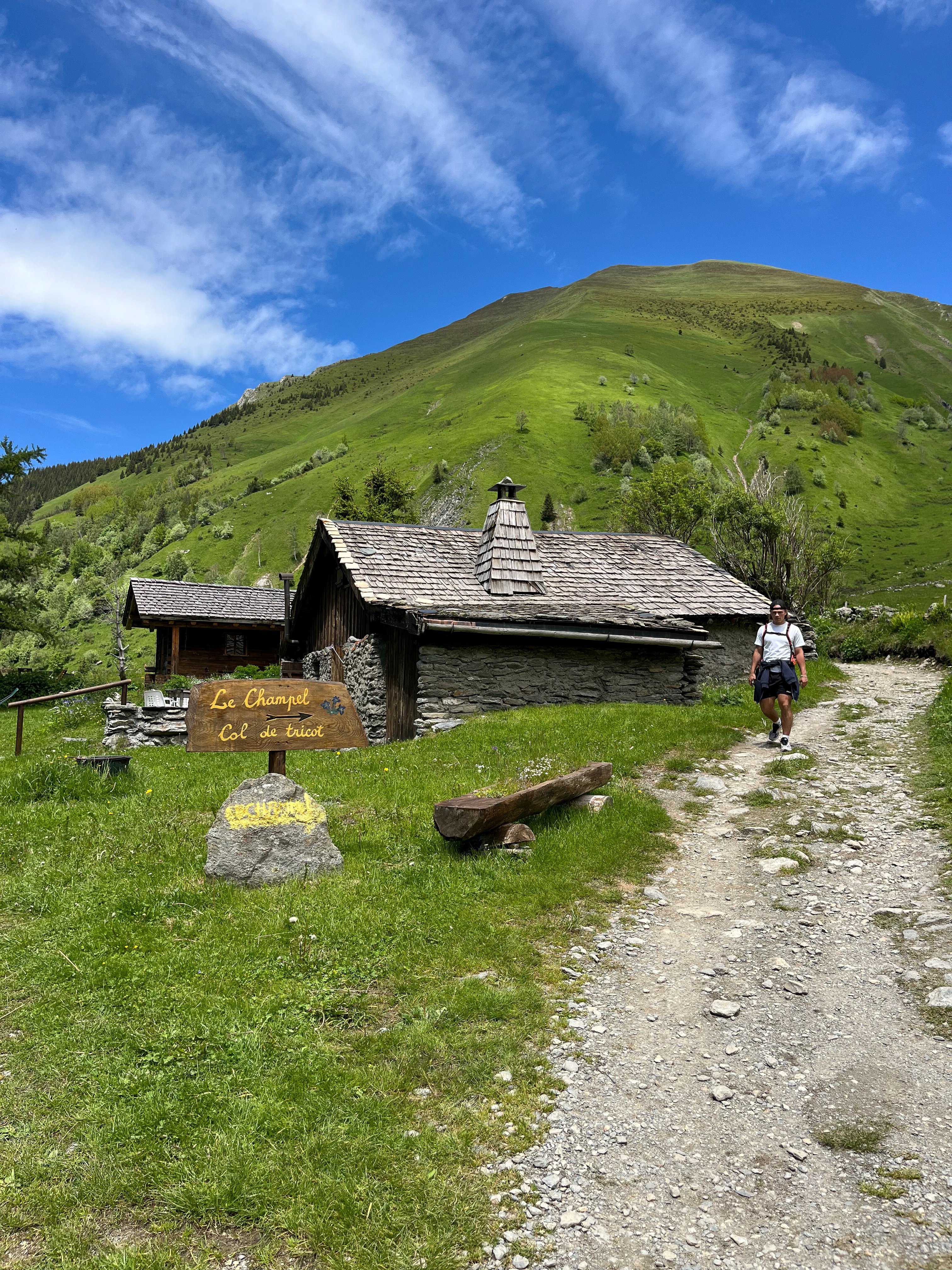 Miage au départ de la Gruvaz