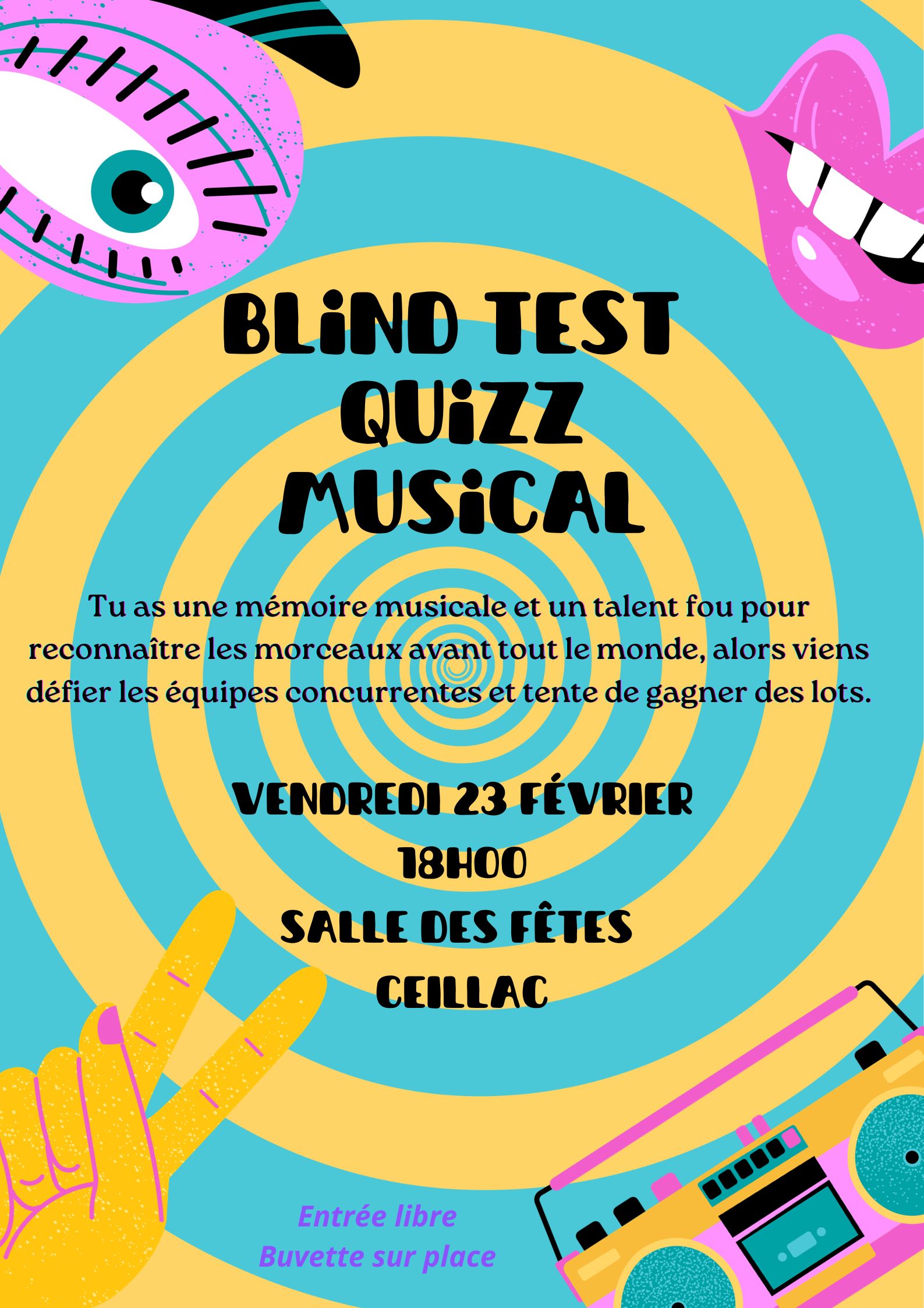 BLIND TEST Animation de quiz musical Haute-Savoie et Savoie